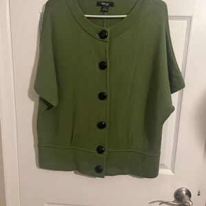Style & Co. Olive Button-Up Cardigan